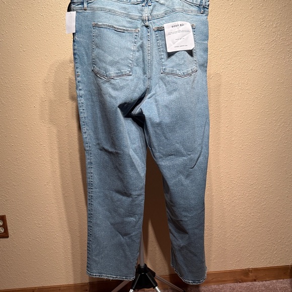 Good American women’s size 24 light fade wash curvy denim jeans $139 - Picture 8 of 11